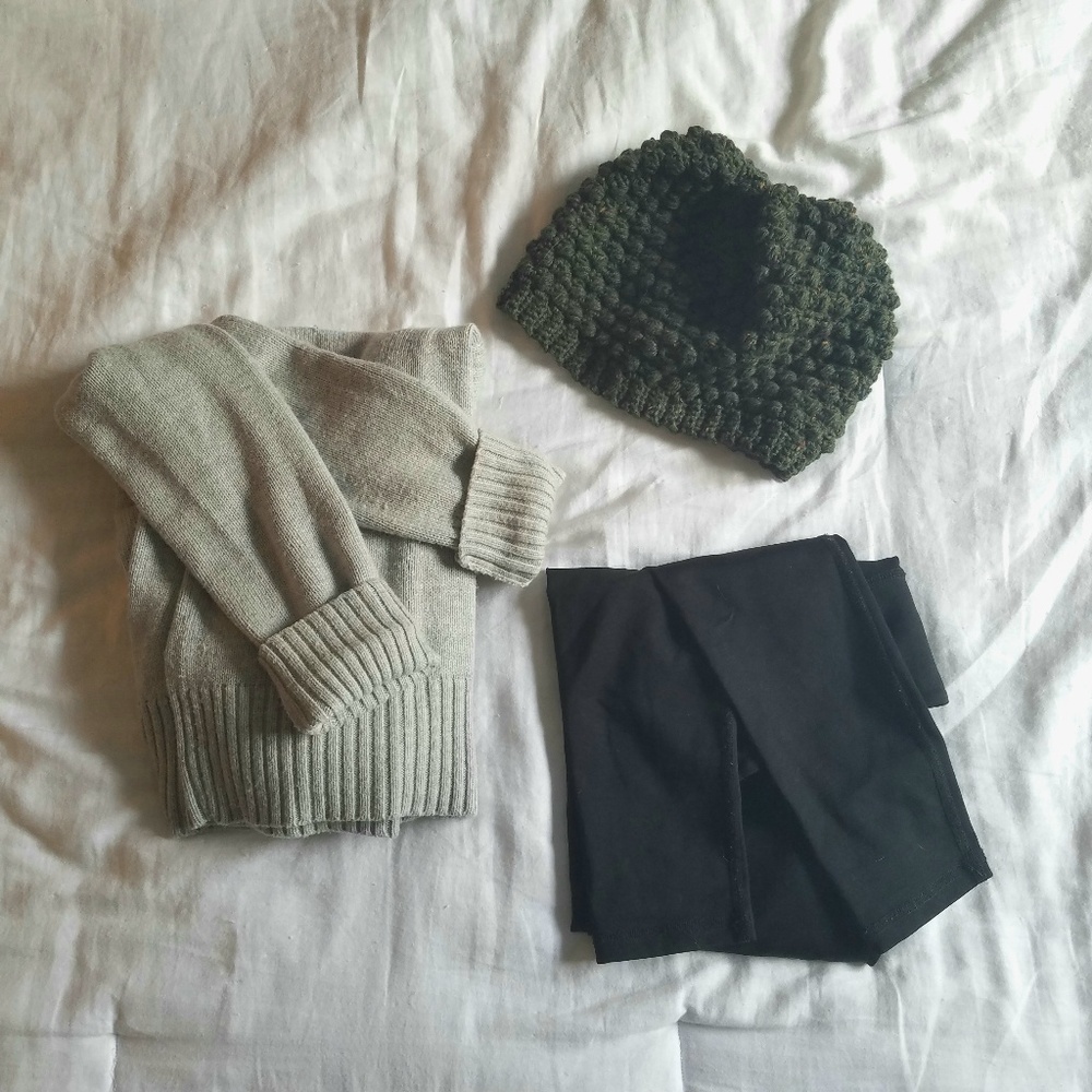 Ponytail/Bun beanie